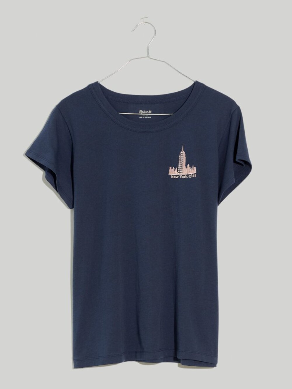 NWT Madewell x Made Some Souvenirs Embroidered Perfect Vintage Tee | Size XS